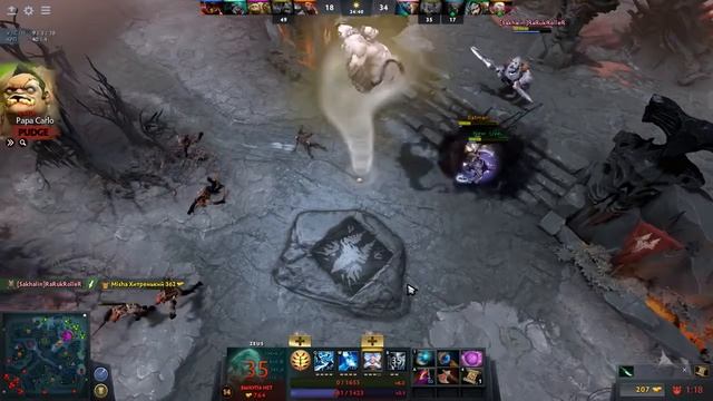 DOTA2 У Сларка горит, на дают фарм. приколы, монтаж смотреть онлайн
