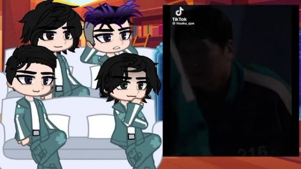 Реакция Игры В Кальмара 2 сезон на Тик Ток / шип 457 (457 ка?