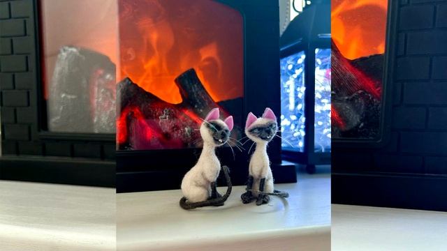 Игрушки из шерсти CAT @Artfeltingshop