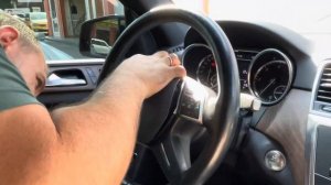 Как снять руль на Mercedes-Benz ML / Как снять подушку мерседе?