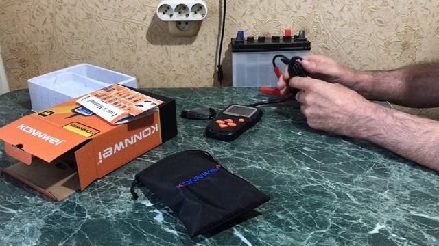 IMG_1374. KONNWEI KW- 650  краткий обзор тестера АКБ  1 часть