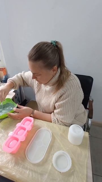 заготовка подсвечников #своимируками #гипс смотреть онлайн