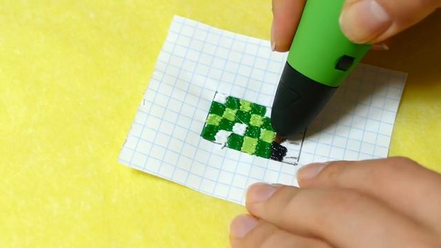 DIY 3D МАЙНКРАФТ КРИПЕР! РИСУЮ 3D РУЧКОЙ 3D PEN MINECRAFT смотреть онлайн