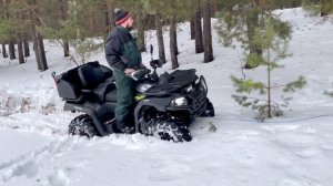 Зимние «испытания» CFMOTO CFORCE 600 S EPS
