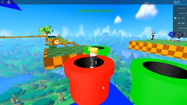 Играю с Никитой в Sonic dash parcour