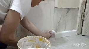 Как клеить гипсовый плинтусы. как клеить гипсовый леп?
