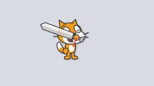 Создание эпичной анимации меча в Scratch.