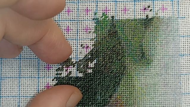 Французские розы/ 22% готовой работы #вышивка #embroidery  #мн