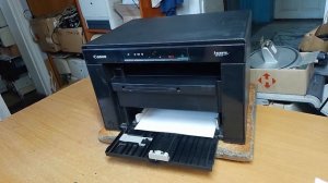 Canon i SENSYS MF3010 печать тестовой страницы спробегом принт?