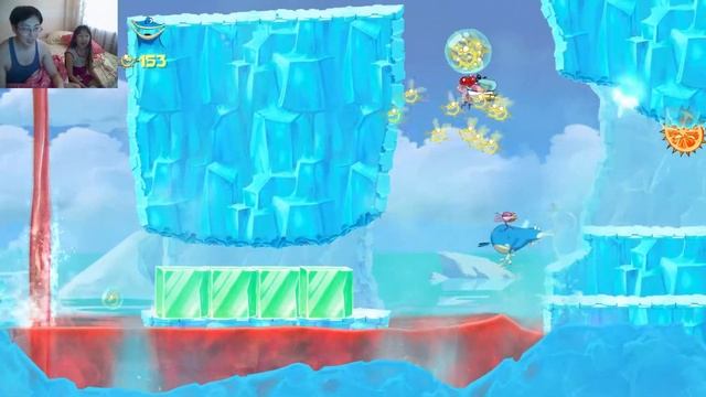 Проходим Rayman Origins с племяшкой. Эпизод 36. Ты прямо горишь!