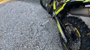 Установка покрышки 140/80/18 на REGULMOTO LEGEND 300.