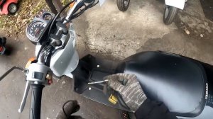 Японский 50сс скутер ДЛЯ ВЫСОКИХ ЛЮДЕЙ!