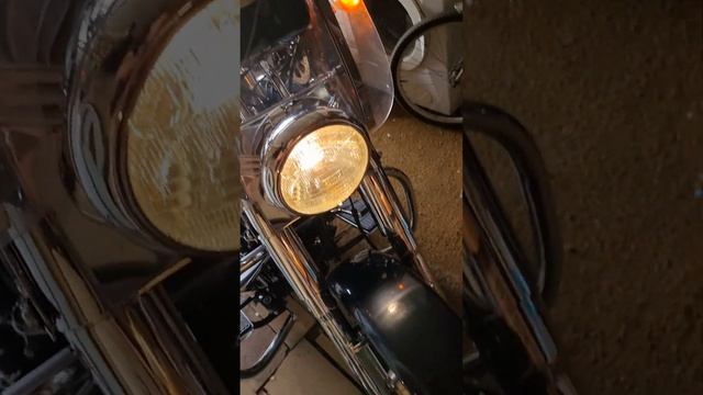 Harley-Davidson Fatboy холодный пуск