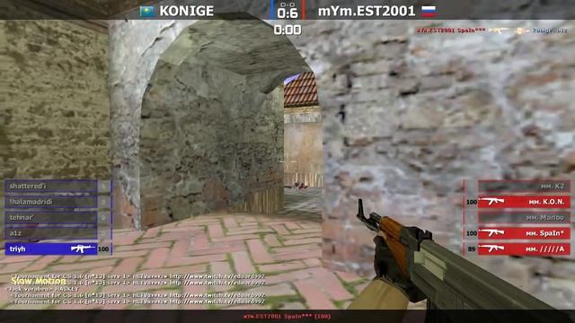 1/8 финала турнира Best of the BEST от организации N-13 (Konige vs mYm.EST2001) смотреть онлайн