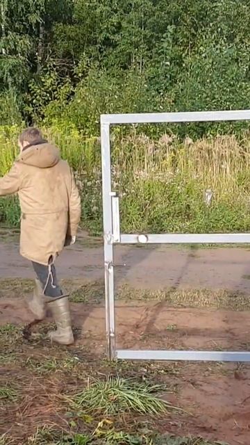 #распашные ворота #установка забора #забор #svarkametalla43 #с? смотреть онлайн