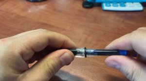 Установка нового чернильного картриджа в перьевую ру?