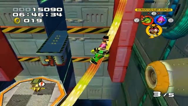 прохождение Sonic Heroes часть 7 (команда хаотикс)