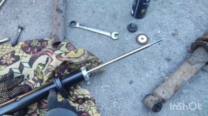 Замена задних амортизаторов ВАЗ 2111