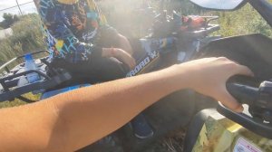 ПОЕХАЛИ КАТАТЬСЯ в ДРУГУЮ деревню НА квадроциклах!?!?