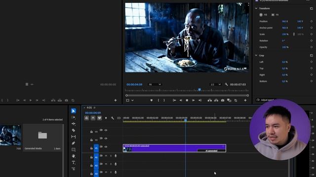 НОВИНКА Adobe Premiere Pro - Generative extend. Нейросети 2024 смотреть онлайн