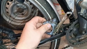 Как снять передний переключатель не снимая цепь