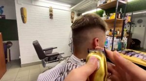 Мужская стрижка машинкой и триммером с переходом КОТО