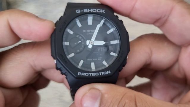 Casio G-Shock GA-2100 5611 | Часы Gshock | Как установить, включить и в? смотреть онлайн