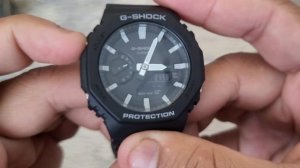 Casio G-Shock GA-2100 5611 | Часы Gshock | Как установить, включить и в?