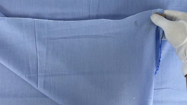 Ткань поплин стрейч меланж цв.№ 2 голубой