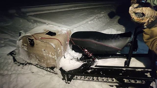 снегоход Larven редуктор или вариатор ?) первые тесты 2х л?