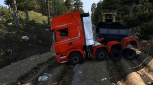 301 / ETS2 1.53 / Суровая Россия Забайкалье «R7» / КАМАЗ 65225 БАТЫР / Вот ОНО, БЕЗДОРОЖЬЕ!)))