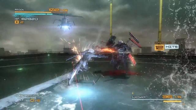 Metal Gear Rising:Revengeance - Босс Sundowner. смотреть онлайн