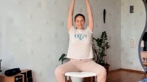ОКСИСАЙЗ НА СТУЛЕ /  ТАЛИЯ ЖИВОТ БОКА  СПИНА /ХУДЕЕМ ЗА 1