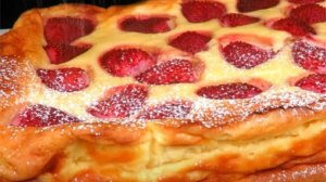 ТВОРОЖНАЯ ЗАПЕКАНКА с клубникой