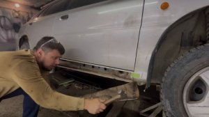 Замена порогов и арок на Kia Rio!