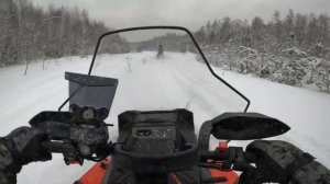 Тест драйв снегохода Osm sm 1000! Завалил снегоход!