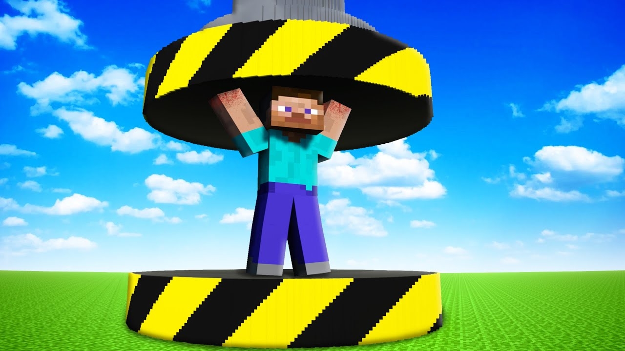 Эксперименты с гидравлическим прессом №2 в Майнкрафт | Teardown