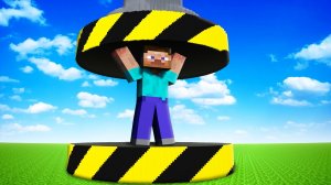 Эксперименты с гидравлическим прессом №2 в Майнкрафт | Teardown