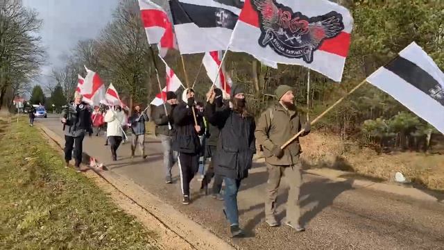 Марш в честь Кастуся Калиновского прошел на польском ? смотреть онлайн