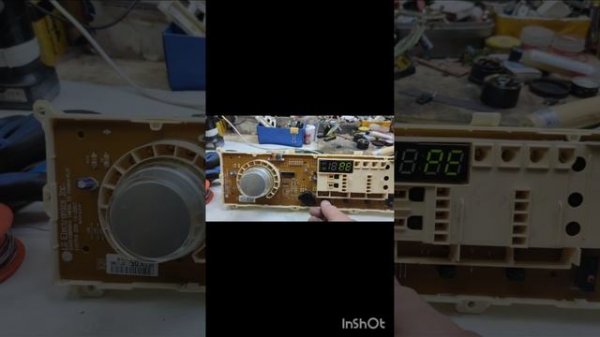 Стиральная машина LG не включается, щелкает модуль упр?