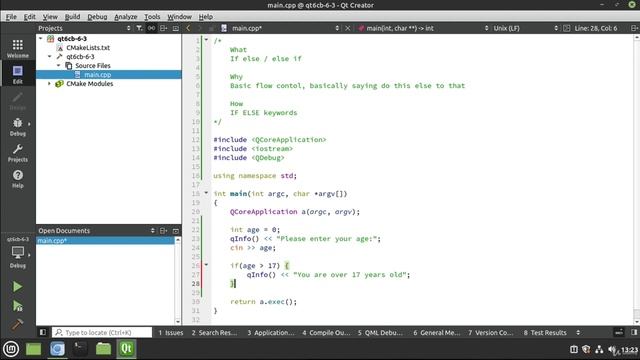 4. If and else statements смотреть онлайн