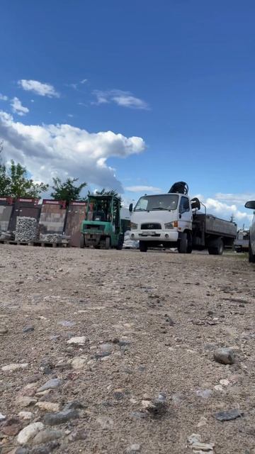 Доставка и погрузка натурального камня. #камень #натур смотреть онлайн