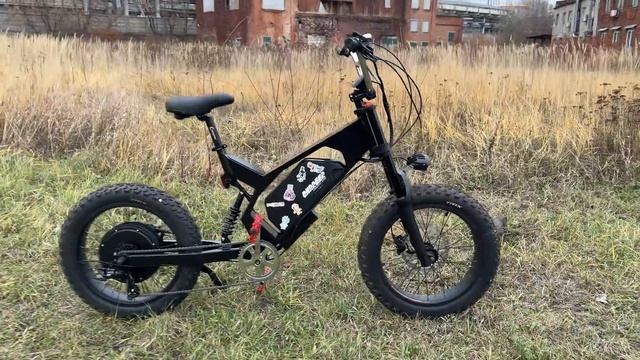 Электровелосипед двухподвес со съёмной батареей Charger