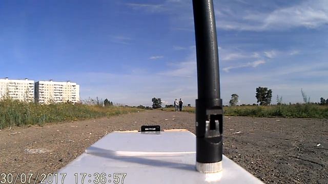 FPV самолёт, жёсткое падение. 30.07.2017 смотреть онлайн