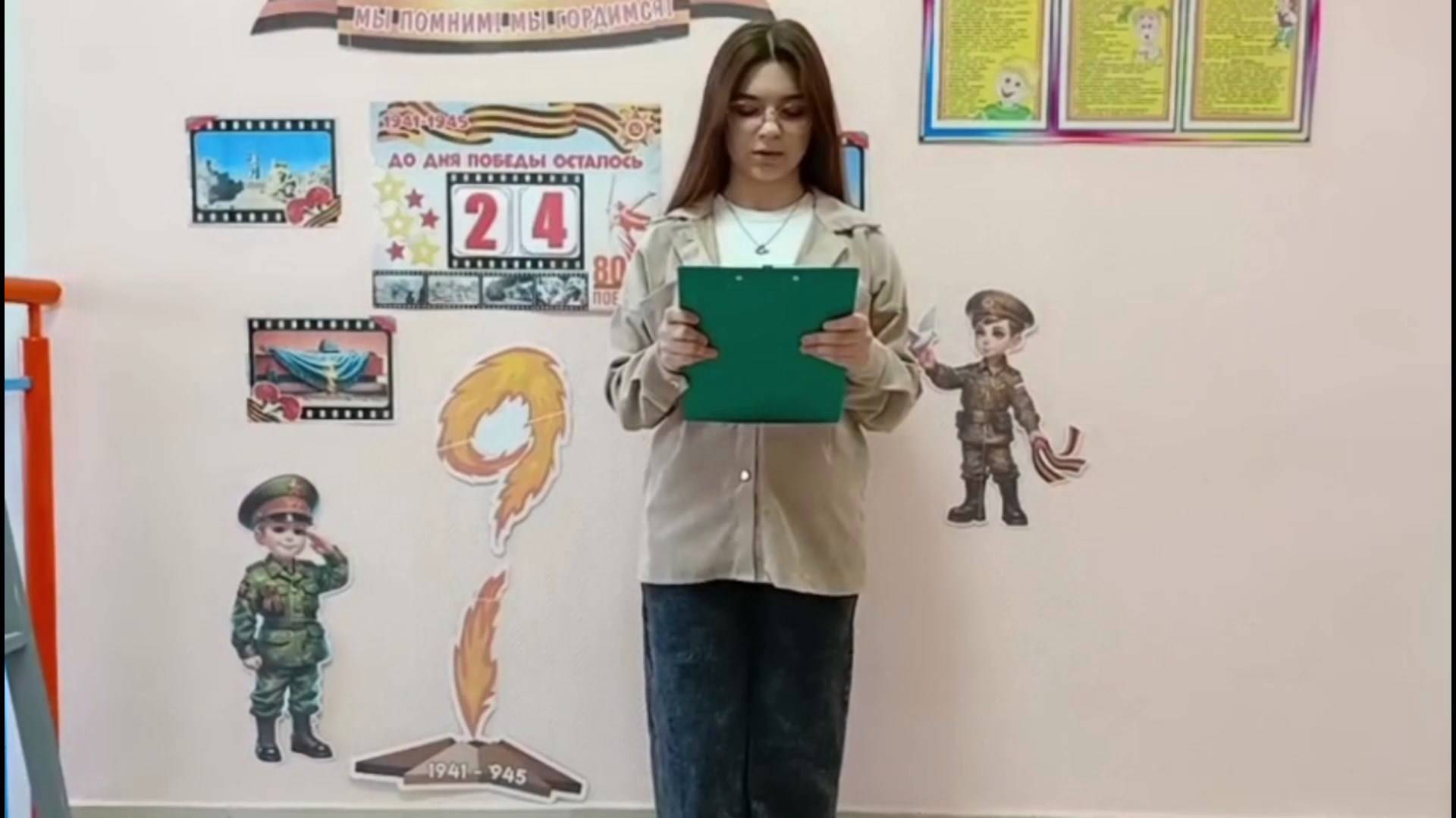 Видеоакция «Говорят погибшие герои». Читает Александра Подолкова (Оренбургская область) смотреть онлайн