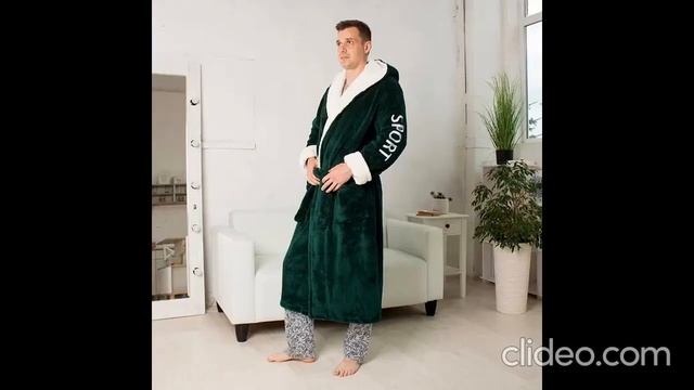 Халаты мужские с капюшоном теплые смотреть онлайн