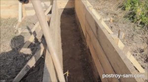 Как правильно рыть траншею под ленточный фундамент?