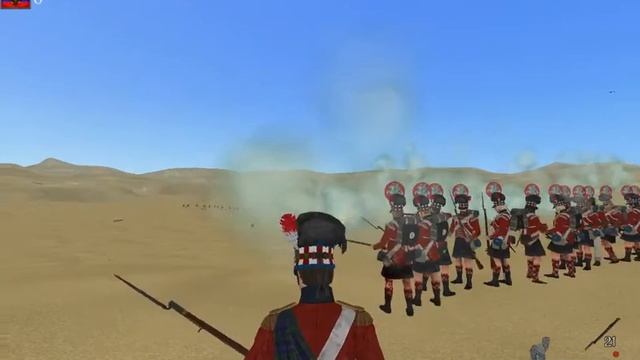 Сквад 4-й Азовский полк против 44-го полка. Mount And Blade Warband смотреть онлайн