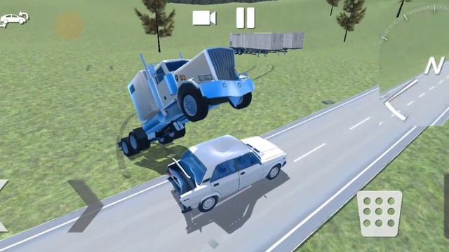 Тест машин на прочность//car crash real car Damege Accident 3D смотреть онлайн