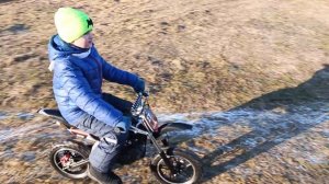 Питбайк Orion / Первый выезд старшего